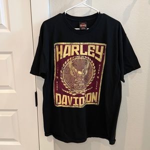 EUC Men’s Harley Davidson Motorcycles Eagle Tee T-Shirt Short Sleeve Top Size L